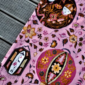 Piringan Lampion Hand-drawn Batik