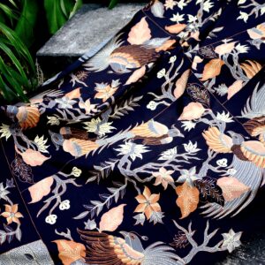 Bird motifs Hand-drawn Batik