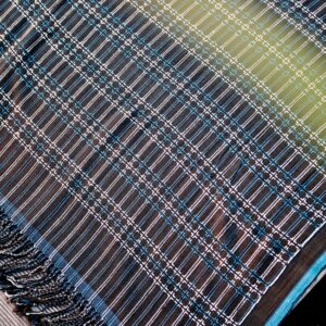 Baduy Weaving Black Electric Blue