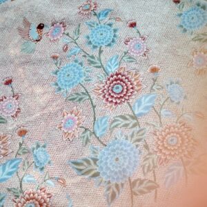 Buketan latar Gringsing Hand-drawn Batik