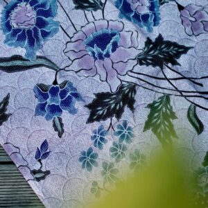 Buketan latar Krisan Galaran Podhek Batik