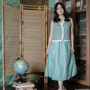 Sirene Skirt Stamped Batik