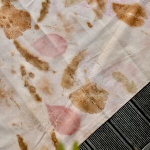 Eco Print Pink Leaf