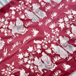 Contemporary hand-drawn batik