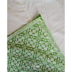 Hand-drawn Combination Batik Nitik No.23 Hijau Klepon