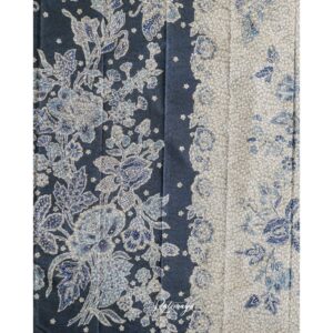 Stamped Batik motif Sarung Encim Tanahan Vintage: Buketan Tumpat Buketan