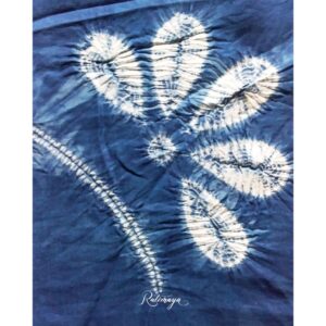 Kumo Shibori motif Bunga