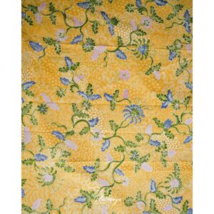 Hand-drawn Batik with Flower Contemporary motif