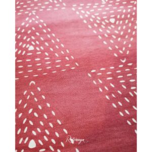 Batik Sashiko motif Segitiga warna Pink