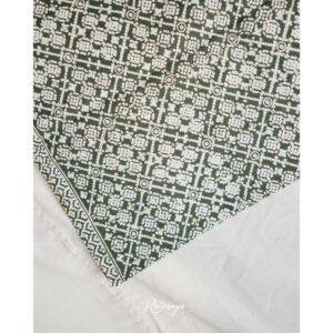 Hand-drawn Combination Batik Nitik No.23 Hijau Army