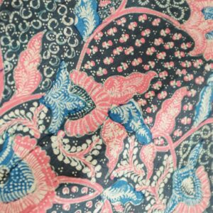 Hand-drawn Batik Lasem with Flower Motif