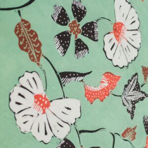 Hand-drawn Batik Cirebon Sulur Bunga mix Kipas